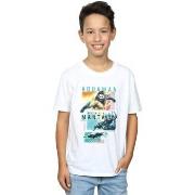 T-shirt enfant Dc Comics Aquaman Character Tiles