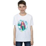 T-shirt enfant Dc Comics Aquaman Mera Geometric