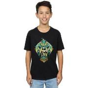 T-shirt enfant Dc Comics Aquaman The Trench Crest