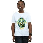 T-shirt enfant Dc Comics Aquaman The Trench Crest