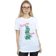 T-shirt Disney Frozen Trolls Rock On