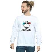 Sweat-shirt Disney Nightmare Before Christmas Jack Skellington 3D Glas...