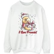 Sweat-shirt Disney Winnie The Pooh Love Presents