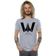 T-shirt Dc Comics Justice League Movie Wayne Aerospace