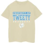 T-shirt enfant Dessins Animés Tweety Property Of University