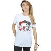 T-shirt Dc Comics Justice League I Love My Puddin'