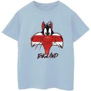 T-shirt enfant Dessins Animés Sylvester England Face