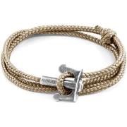 Bracelets Anchor &amp; Crew Bracelet Ancre Union Argent Et Corde