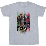 T-shirt enfant Dc Comics Black Adam JSA Gold Badge