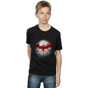 T-shirt enfant Dc Comics Batman Logo Wall