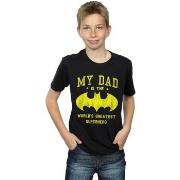 T-shirt enfant Dc Comics My Dad Is Batman