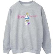 Sweat-shirt Disney Alice In Wonderland How Curious