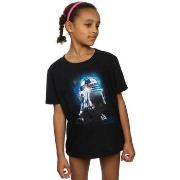 T-shirt enfant Disney The Last Jedi R2-D2 Brushed