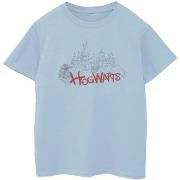 T-shirt enfant Harry Potter Hogwarts Castle Spray