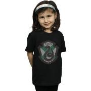 T-shirt enfant Harry Potter Slytherin Crest Flat