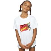 T-shirt enfant Marvel Vintage Logo Blast