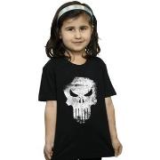 T-shirt enfant Marvel The Punisher Distrressed Skull