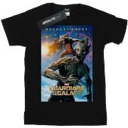 T-shirt Marvel Guardians Of The Galaxy Rocket And Groot Poster