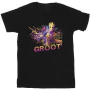 T-shirt Marvel Guardians Of The Galaxy Abstract Groot