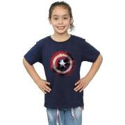 T-shirt enfant Marvel Avengers Captain America Art Shield