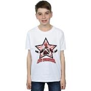 T-shirt enfant Marvel Black Widow Movie Red Guardian Star