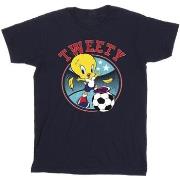 T-shirt enfant Dessins Animés Tweety Football Circle