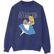 Sweat-shirt Disney Alice In Wonderland Flowers