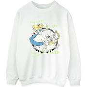 Sweat-shirt Disney Alice In Wonderland I'm Late