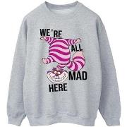 Sweat-shirt Disney Alice In Wonderland All Mad Here