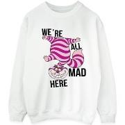 Sweat-shirt Disney Alice In Wonderland All Mad Here