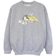 Sweat-shirt enfant Disney Beauty And The Beast Belle Reading