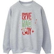 Sweat-shirt Disney The Aristocats Love Peace Joy