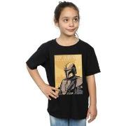 T-shirt enfant Disney The Mandalorian Art Poster