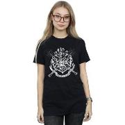 T-shirt Harry Potter Hogwarts Badge Wands