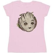 T-shirt Marvel I Am Groot Wooden Head