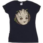 T-shirt Marvel I Am Groot Wooden Head