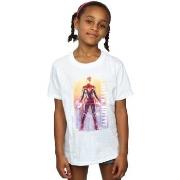 T-shirt enfant Marvel Captain Watercolour