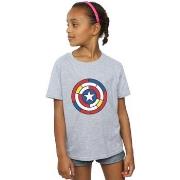 T-shirt enfant Marvel Captain America Stained Glass Shield