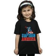T-shirt enfant Marvel Captain America Pixelated