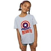 T-shirt enfant Marvel Captain America Project Rebirth