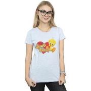 T-shirt Dessins Animés Tweety Pie Valentine's Day Love Bird