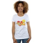 T-shirt Dessins Animés Tweety Pie Valentine's Day Love Bird