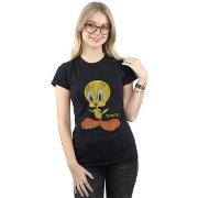 T-shirt Dessins Animés Tweety Pie Distressed