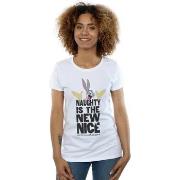 T-shirt Dessins Animés Naughty Is The New Nice