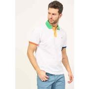 T-shirt Harmont &amp; Blaine Polo homme en coton avec contrastes
