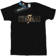 T-shirt enfant Dc Comics Shazam Text Logo