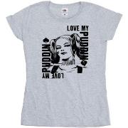 T-shirt Dc Comics Suicide Squad Harley Love Puddin