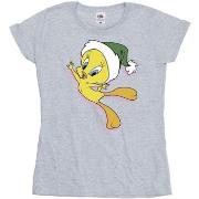 T-shirt Dessins Animés Tweety Christmas Hat