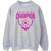 Sweat-shirt Dc Comics Wonder Woman Play Like A Champion