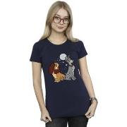 T-shirt Disney Lady And The Tramp Moon